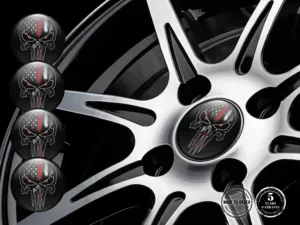 Hub Cap Sticker Style Temporal Thrust Ignite